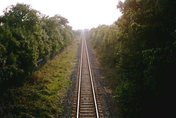 rails lead to navan a view from Duleek